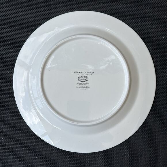 Merry Masterpieces Fine Porcelain Plate "Taxi! ” 1999 Dayton Hudson - Picture 4 of 4